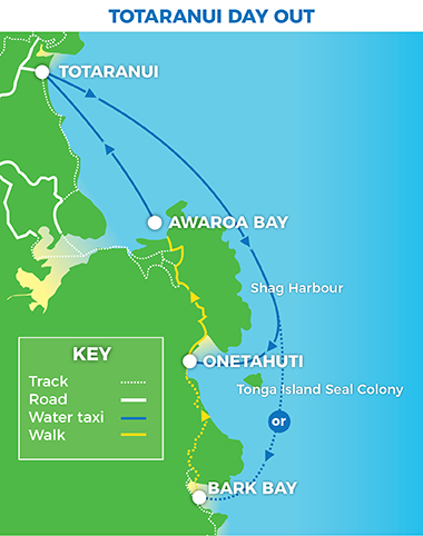 Totaranui Day Out - Water Taxi & Walk | Abel Tasman